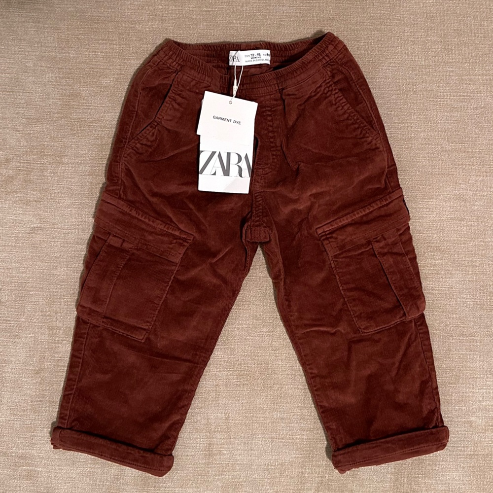 BNWT Zara boys corduroy pants 18-24m